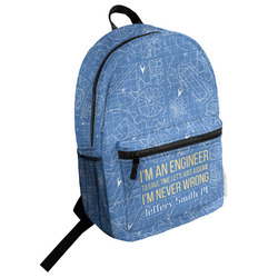 Engineer Quotes Student Backpack