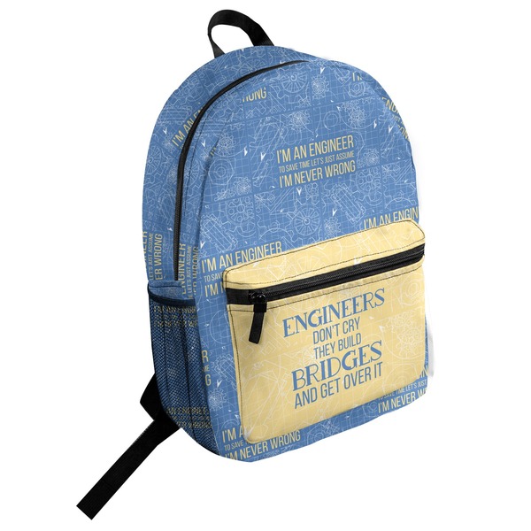 Custom Engineer Quotes Student Backpack
