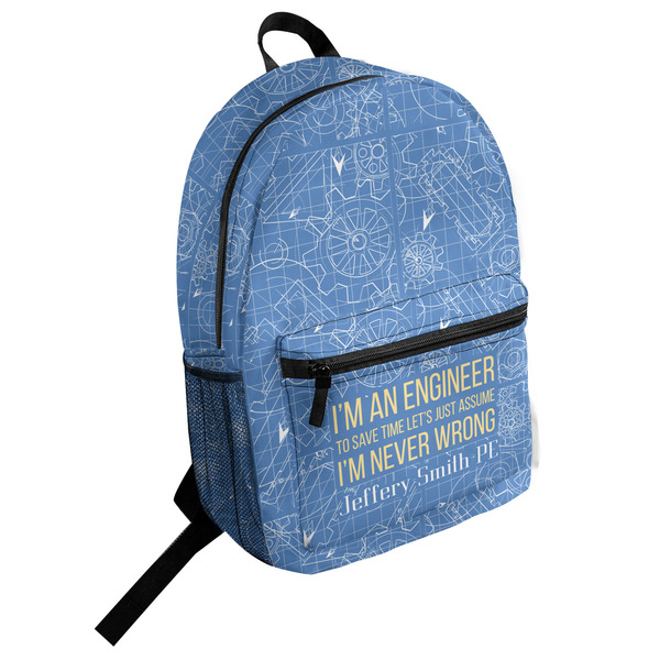 Custom Engineer Quotes Student Backpack