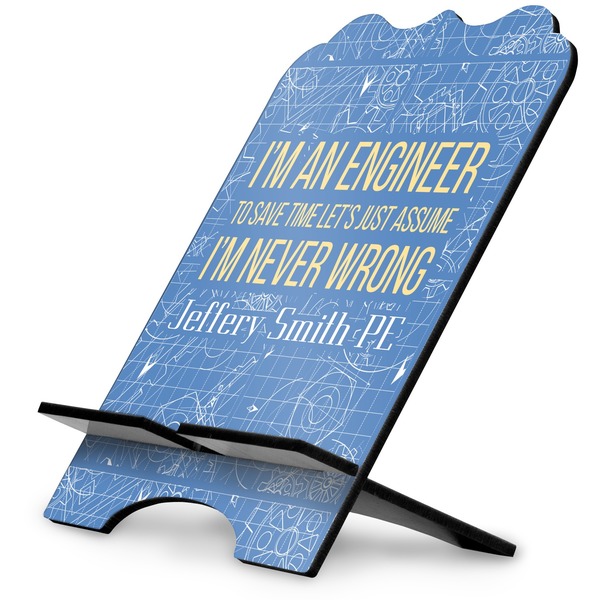 Custom Engineer Quotes Stylized Tablet Stand (Personalized)