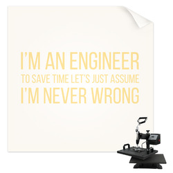 Engineer Quotes Sublimation Transfer - Baby / Toddler