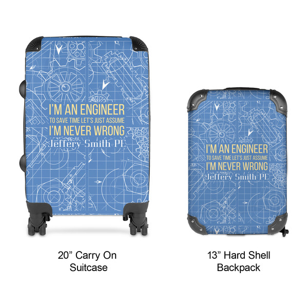 Engineer Quotes Suitcase Set 4 - APPROVAL