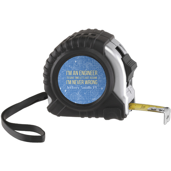 Custom Engineer Quotes Tape Measure (25 ft) (Personalized)