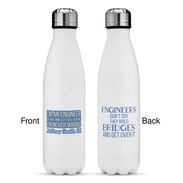 Engineer Quotes Tapered Water Bottle - Apvl