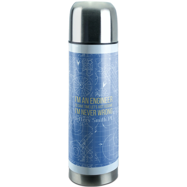 Custom Engineer Quotes Stainless Steel Thermos (Personalized)