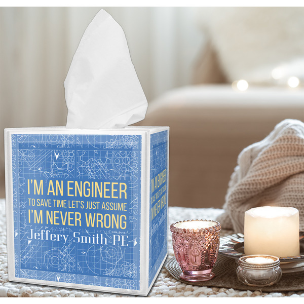 Engineer Quotes Tissue Box - LIFESTYLE