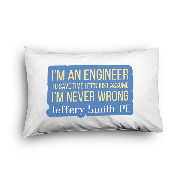 Custom Engineer Quotes Pillow Case - Toddler - Graphic (Personalized)