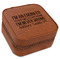 Engineer Quotes Travel Jewelry Boxes - Leather - Rawhide - Angled View