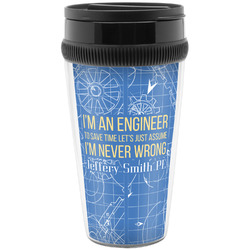 Engineer Quotes Acrylic Travel Mug without Handle (Personalized)