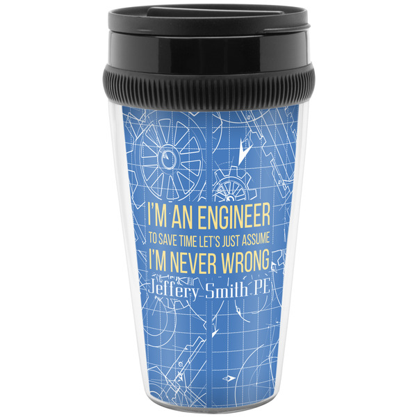 Custom Engineer Quotes Acrylic Travel Mug without Handle (Personalized)