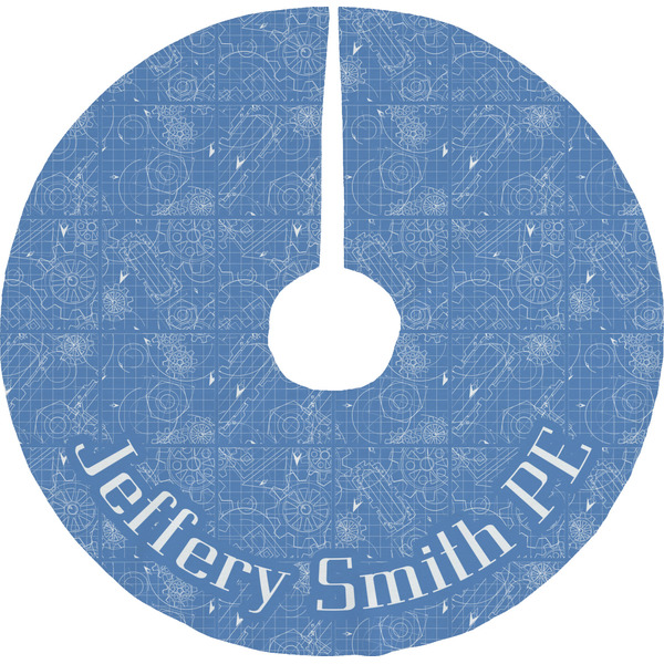 Custom Engineer Quotes Tree Skirt (Personalized)