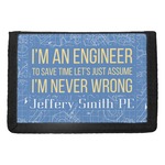 Engineer Quotes Trifold Wallet (Personalized)