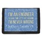 Engineer Quotes Trifold Wallet (Personalized)