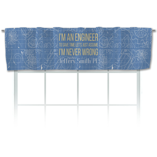 Custom Engineer Quotes Valance (Personalized)