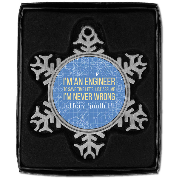 Engineer Quotes Vintage Snowflake - In box