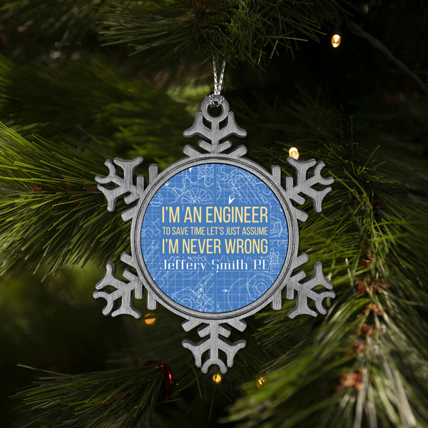 Engineer Quotes Vintage Snowflake - (LIFESTYLE)
