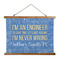 Engineer Quotes Wall Hanging Tapestry - Landscape - MAIN
