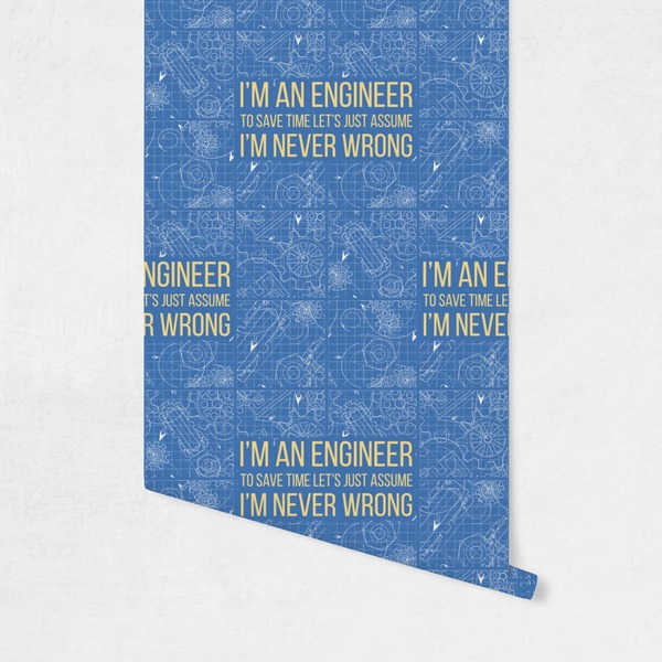 Engineer Quotes Wallpaper on Wall
