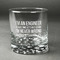 Engineer Quotes Whiskey Glass - Front/Approval