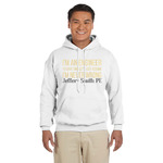 Engineer Quotes Hoodie - White (Personalized)