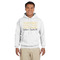 Engineer Quotes Hoodie - White - Small (Personalized)