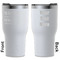 Engineer Quotes White RTIC Tumbler - Front and Back