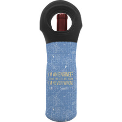 Engineer Quotes Wine Tote Bag (Personalized)