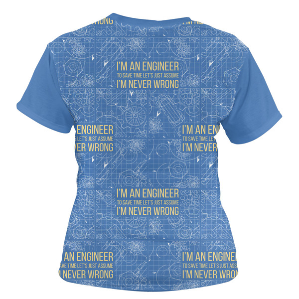 Engineer Quotes Women's T-shirt Back