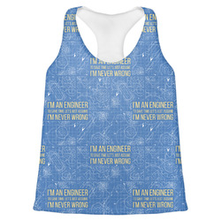 Engineer Quotes Womens Racerback Tank Top - X Small (Personalized)