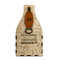 Engineer Quotes Wood Beer Bottle Caddy - Side View w/ Opener
