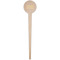 Engineer Quotes Wooden 4" Food Pick - Round - Single Pick