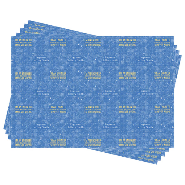 Engineer Quotes Wrapping Paper - Front & Back - Sheets Approval