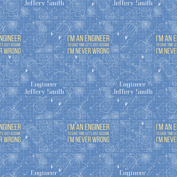 Engineer Quotes Wrapping Paper Square