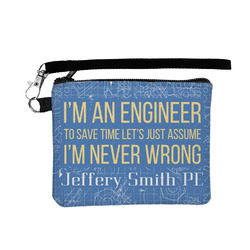 Engineer Quotes Wristlet ID Case w/ Name or Text