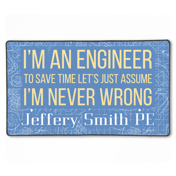 Custom Engineer Quotes XXL Gaming Mouse Pad - 24" x 14" (Personalized)