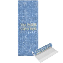 Engineer Quotes Yoga Mat - Printed Front (Personalized)