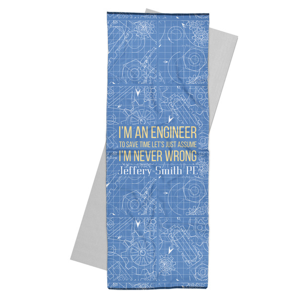 Custom Engineer Quotes Yoga Mat Towel (Personalized)