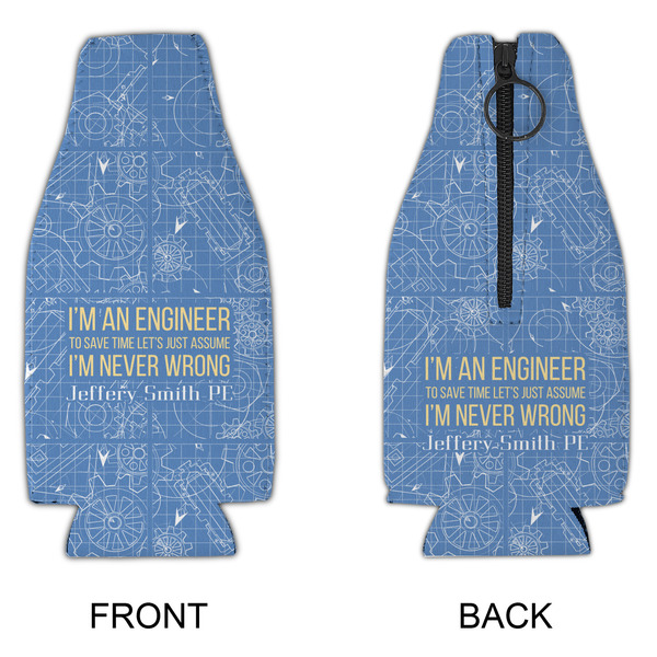 Engineer Quotes Zipper Bottle Cooler - APPROVAL