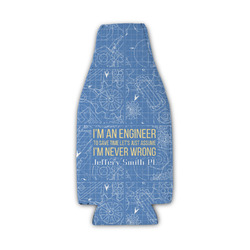 Engineer Quotes Zipper Bottle Cooler (Personalized)