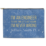 Engineer Quotes Zipper Pouch (Personalized)