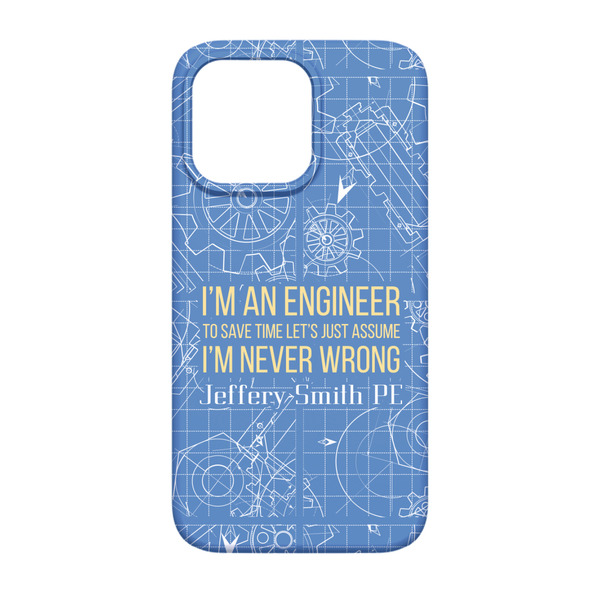 Engineer Quotes iPhone 13 Case - Back