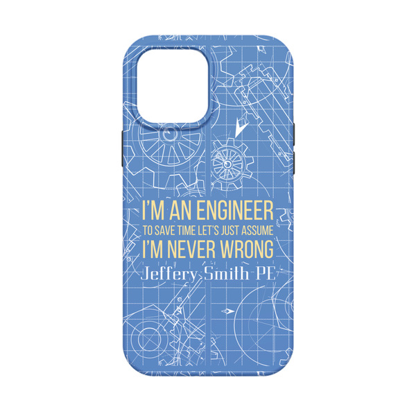 Engineer Quotes iPhone 13 Mini Tough Case - Back