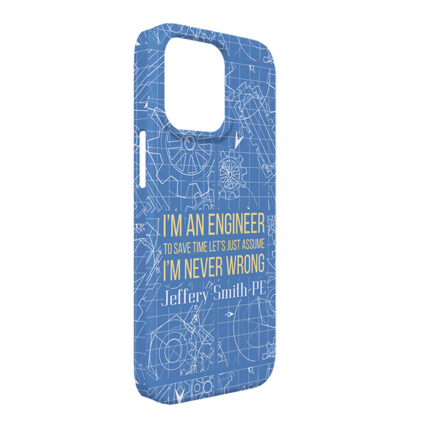Custom Engineer Quotes iPhone Case - Plastic - iPhone 13 Pro Max (Personalized)