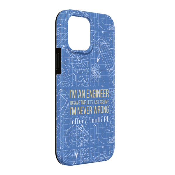 Custom Engineer Quotes iPhone Case - Rubber Lined - iPhone 13 Pro Max (Personalized)