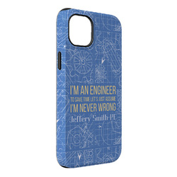 Engineer Quotes iPhone Case - Rubber Lined - iPhone 14 Plus (Personalized)