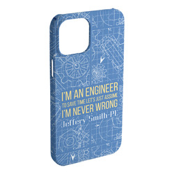 Engineer Quotes iPhone Case - Plastic - iPhone 15 Plus (Personalized)