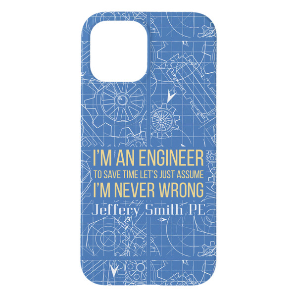 Engineer Quotes iPhone 15 Pro Max Case - Back