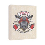 Firefighter Canvas Print (Personalized)