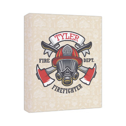 Firefighter Canvas Print - 11x14 (Personalized)