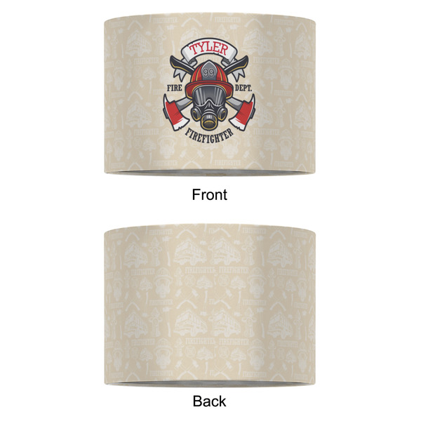 Firefighter 12" Drum Lampshade - APPROVAL (Fabric)